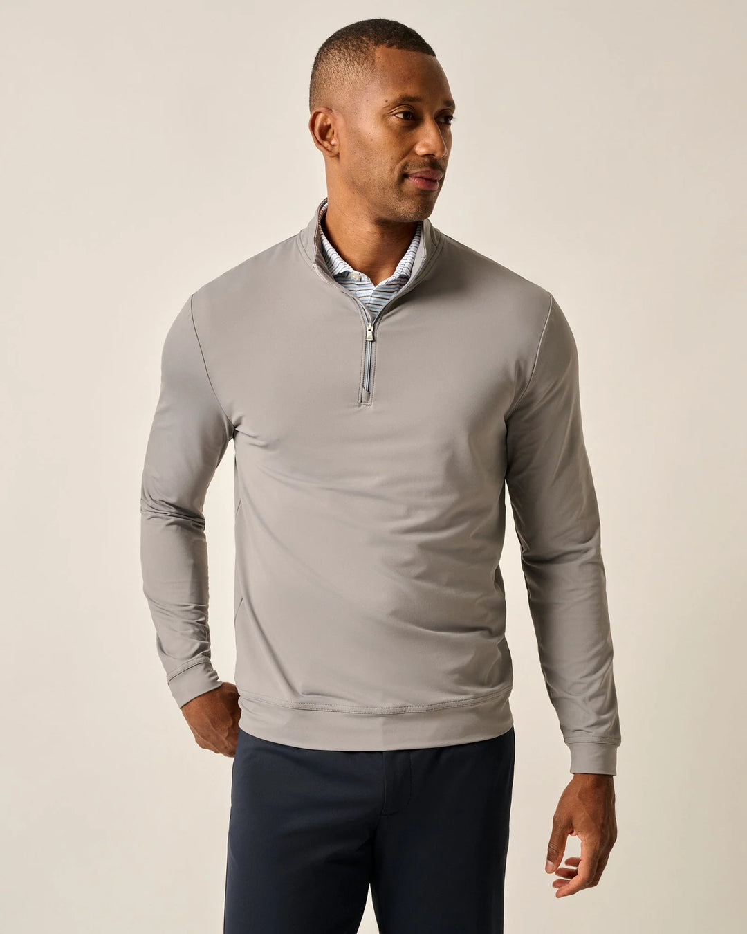 Johnnie-O Motion Performance 1/4 Zip Pullover: Thunder