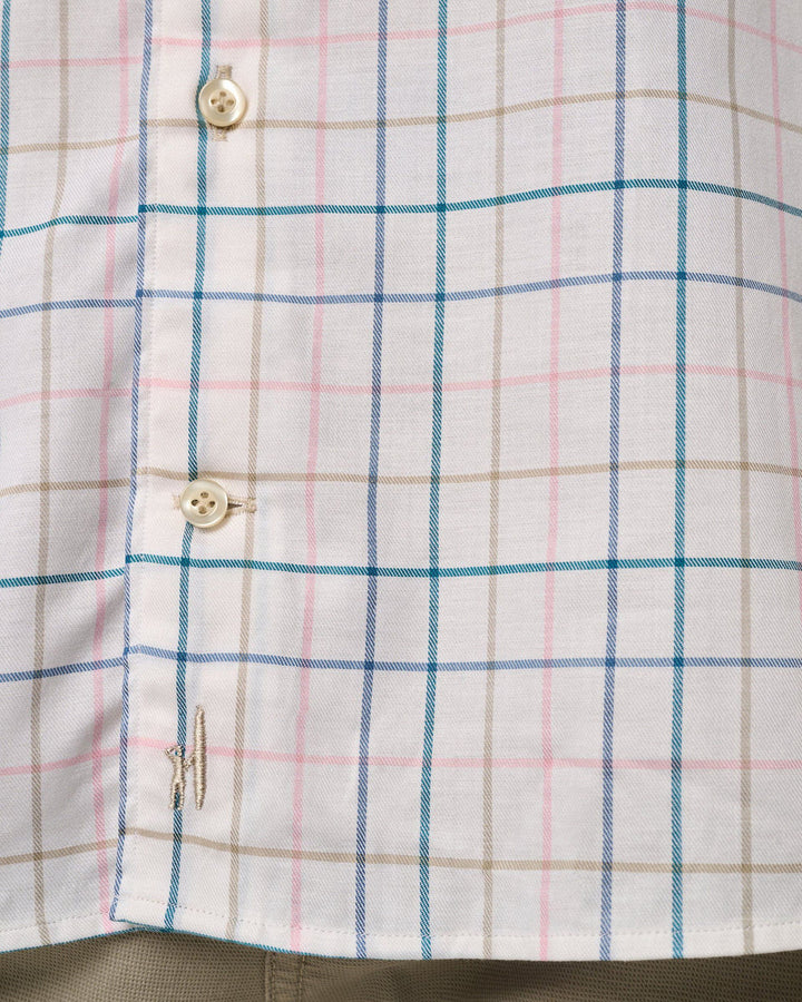 Johnnie-O Top Shelf Button Up Shirt - Peyton: White