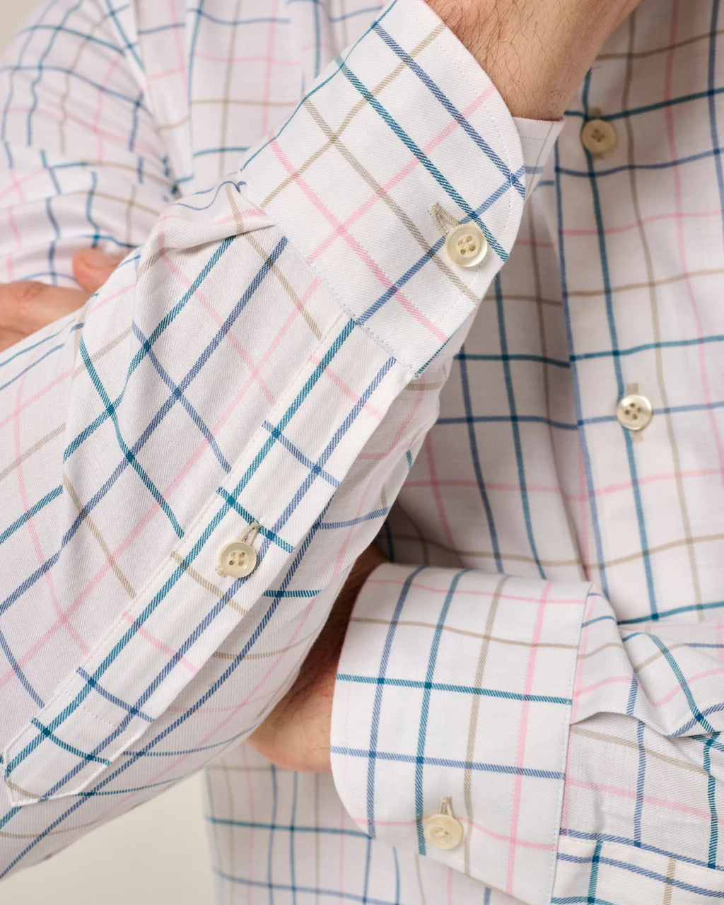 Johnnie-O Top Shelf Button Up Shirt - Peyton: White