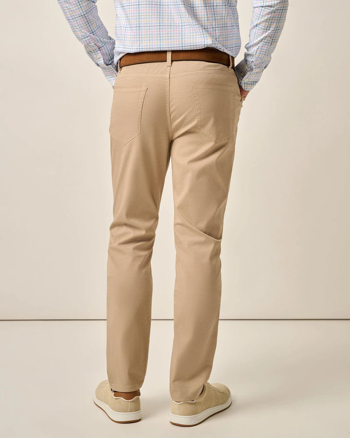 Johnnie-O Atlas Lightweight Stretch 5-Pocket Pant: Khaki