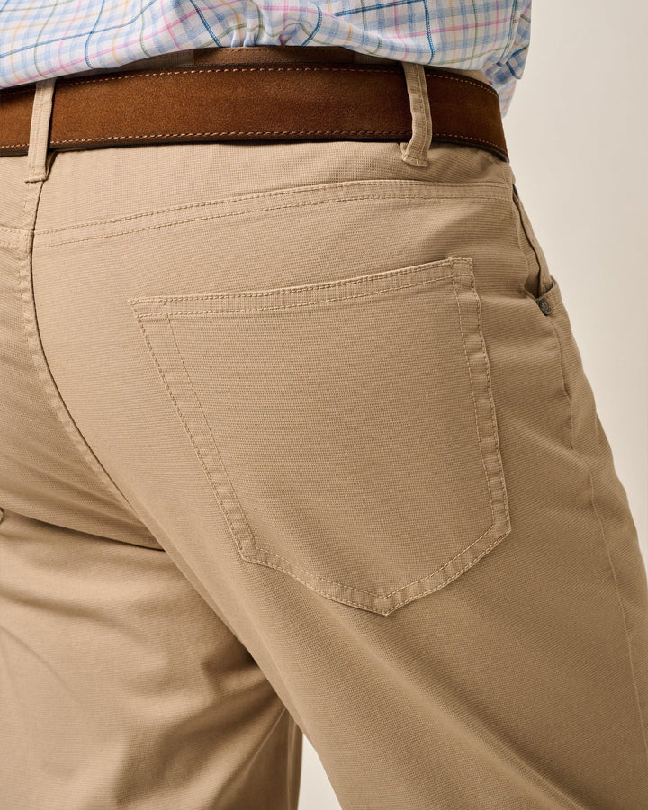 Johnnie-O Atlas Lightweight Stretch 5-Pocket Pant: Khaki