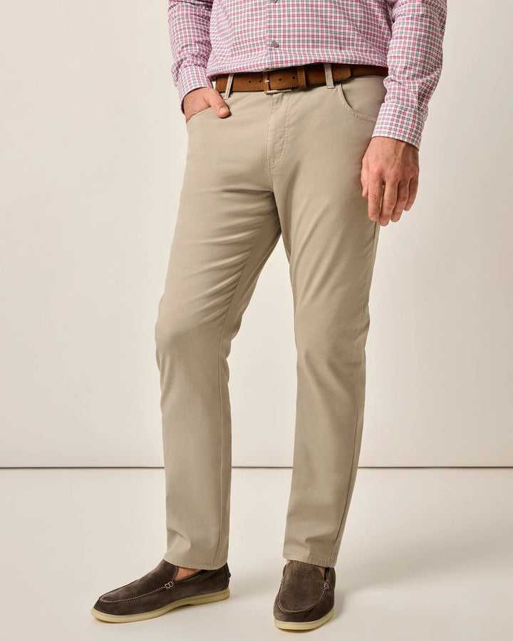 Johnnie-O Atlas Lightweight Stretch 5-Pocket Pant: Sage