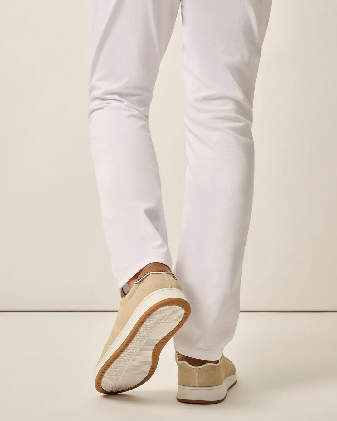 Johnnie-O Topspin Oxford Leather Sneaker: Tan