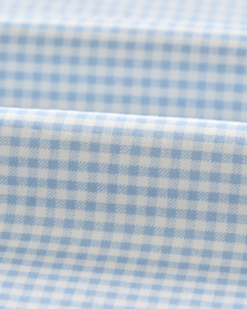 Johnnie-O Albro Top Shelf Gingham Check Cotton Blend Button-Up Shirt: Gulf Blue
