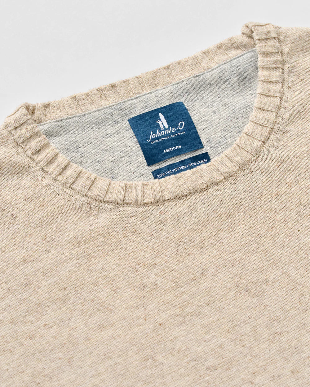 Johnnie-O Albus Crewneck Sweater: Barley