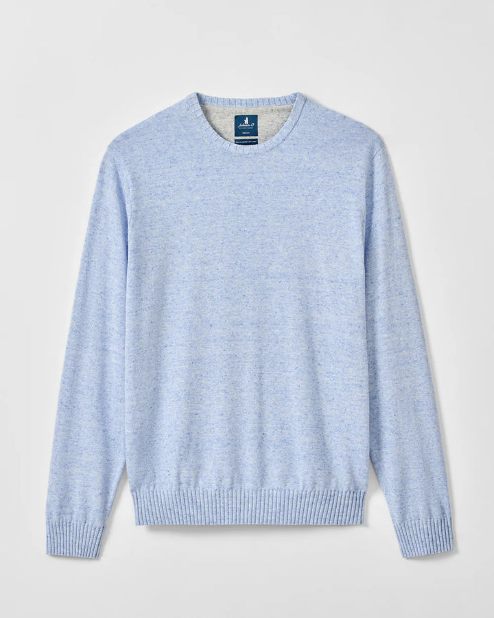 Johnnie-O Albus Crewneck Sweater: Gulf Blue