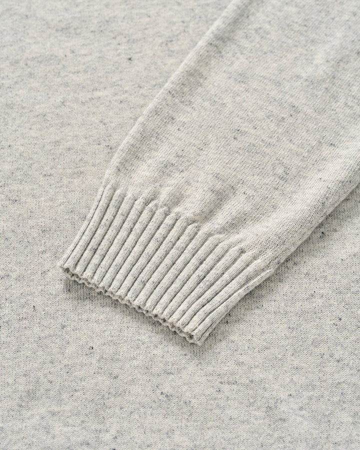 Johnnie-O Albus Crewneck Sweater: Light Gray