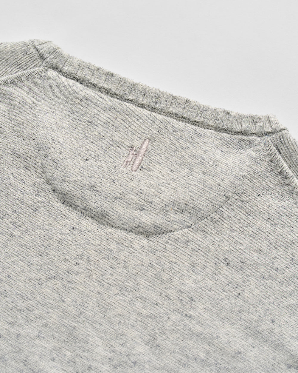 Johnnie-O Albus Crewneck Sweater: Light Gray