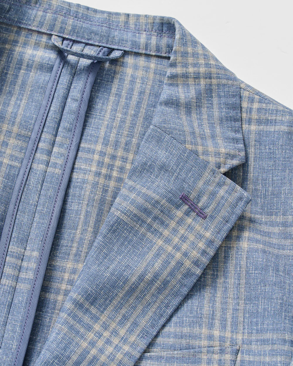 Johnnie-O Wool Sport Coat - Barney Woven Wool Pane: Maliblu