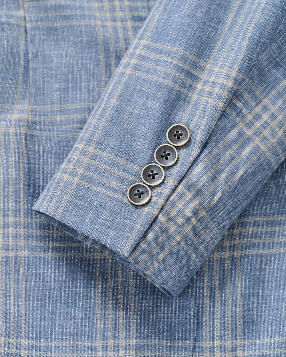 Johnnie-O Wool Sport Coat - Barney Woven Wool Pane: Maliblu