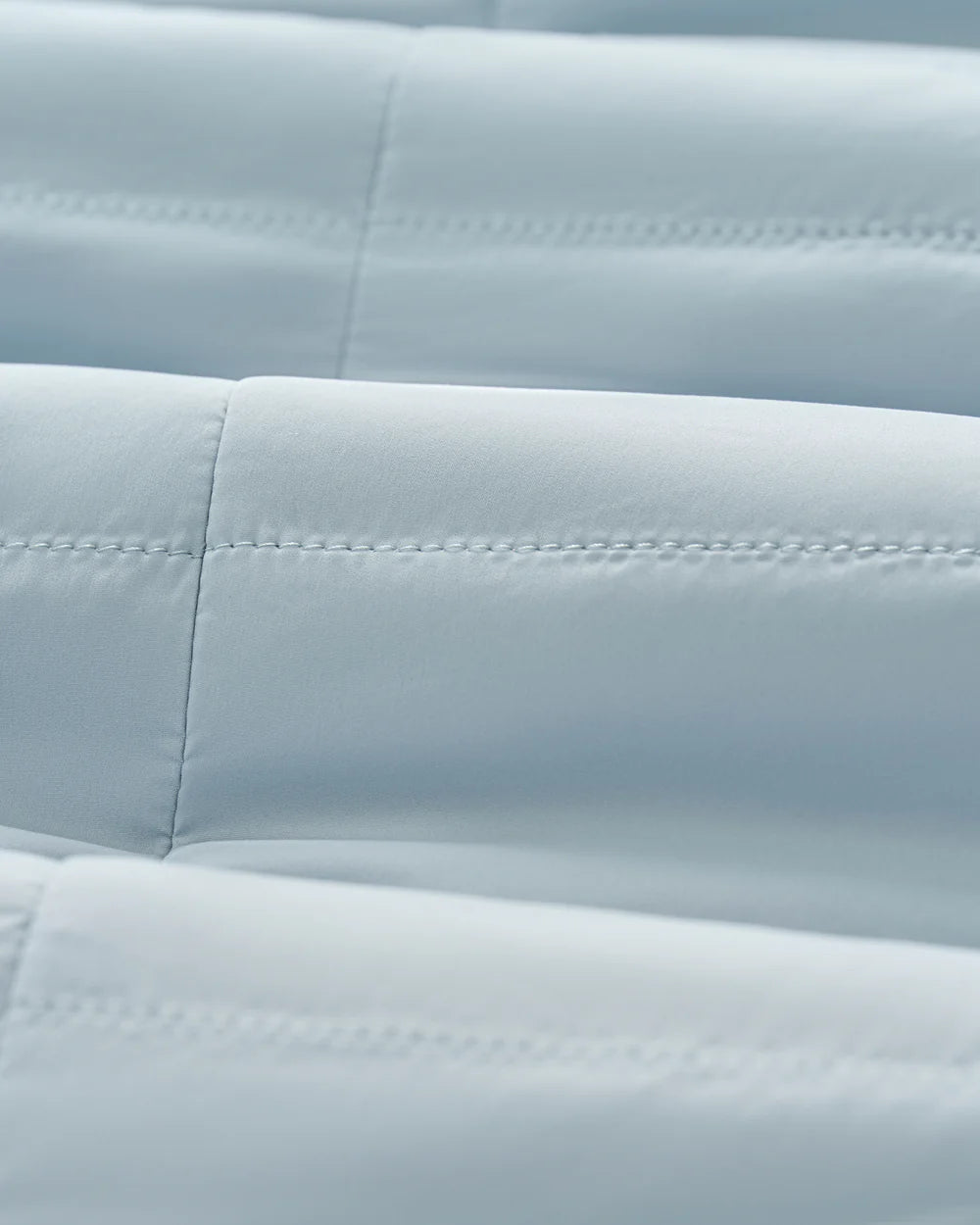 Johnnie-O Bauer Snap Front Quilted Vest: Steel Blue