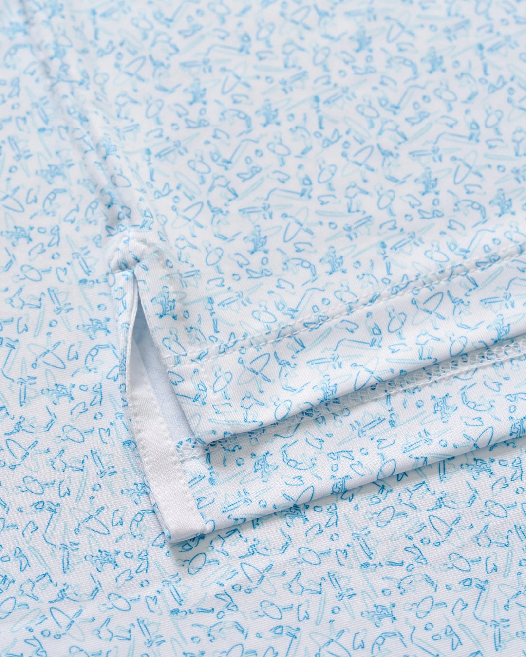 Johnnie-O Performance Jersey Polo - Beach Break: White