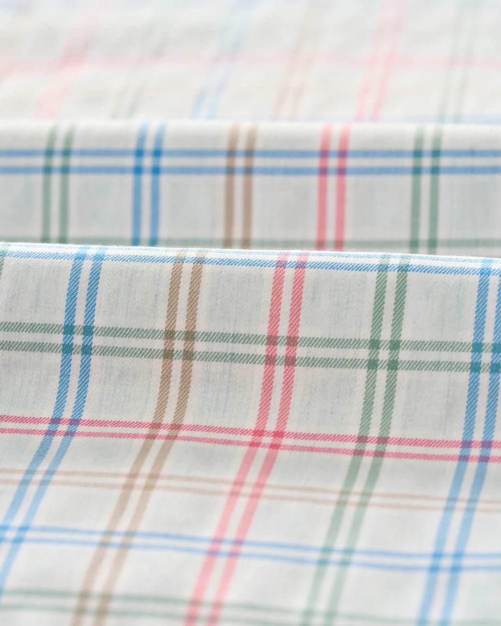 Johnnie-O Everyday Performance Button Down Shirt - Bingham Tattersall: Gulf Blue