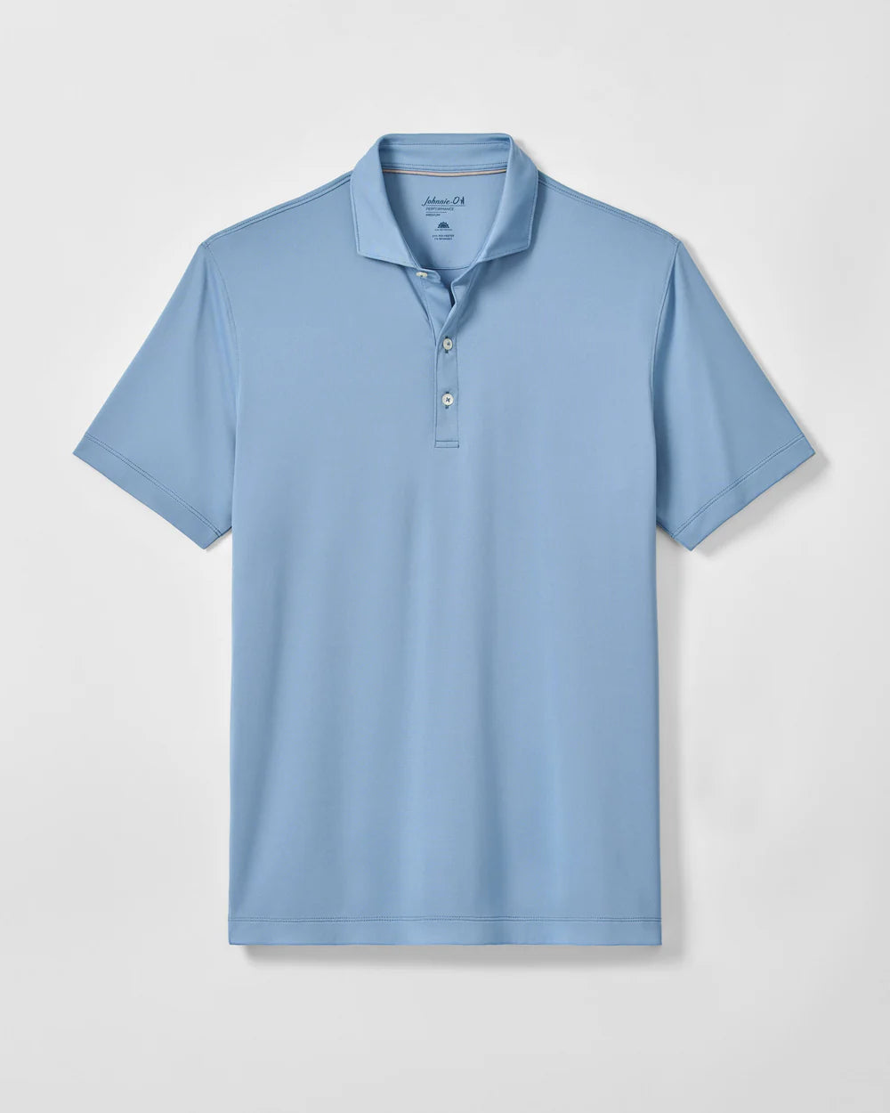 Johnnie-O Performance Jersey Polo - Birdie Solid: Carbon Fiber