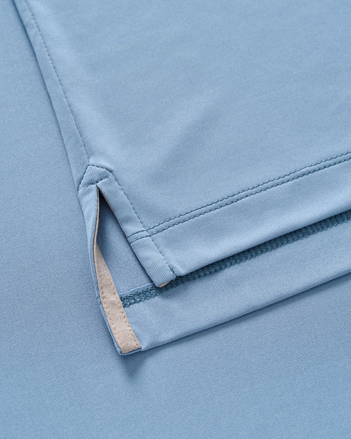 Johnnie-O Performance Jersey Polo - Birdie Solid: Carbon Fiber