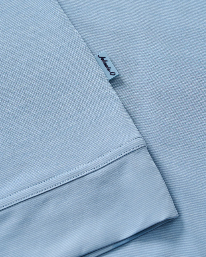 Johnnie-O Bixler Performance 1/4 Zip Hoodie: Carbon Fiber