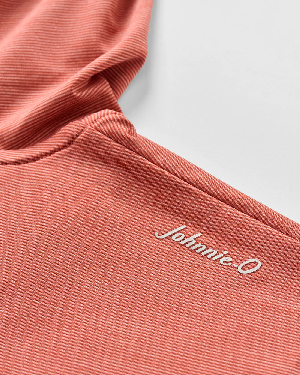 Johnnie-O Bixler Performance 1/4 Zip Hoodie: Washed Red