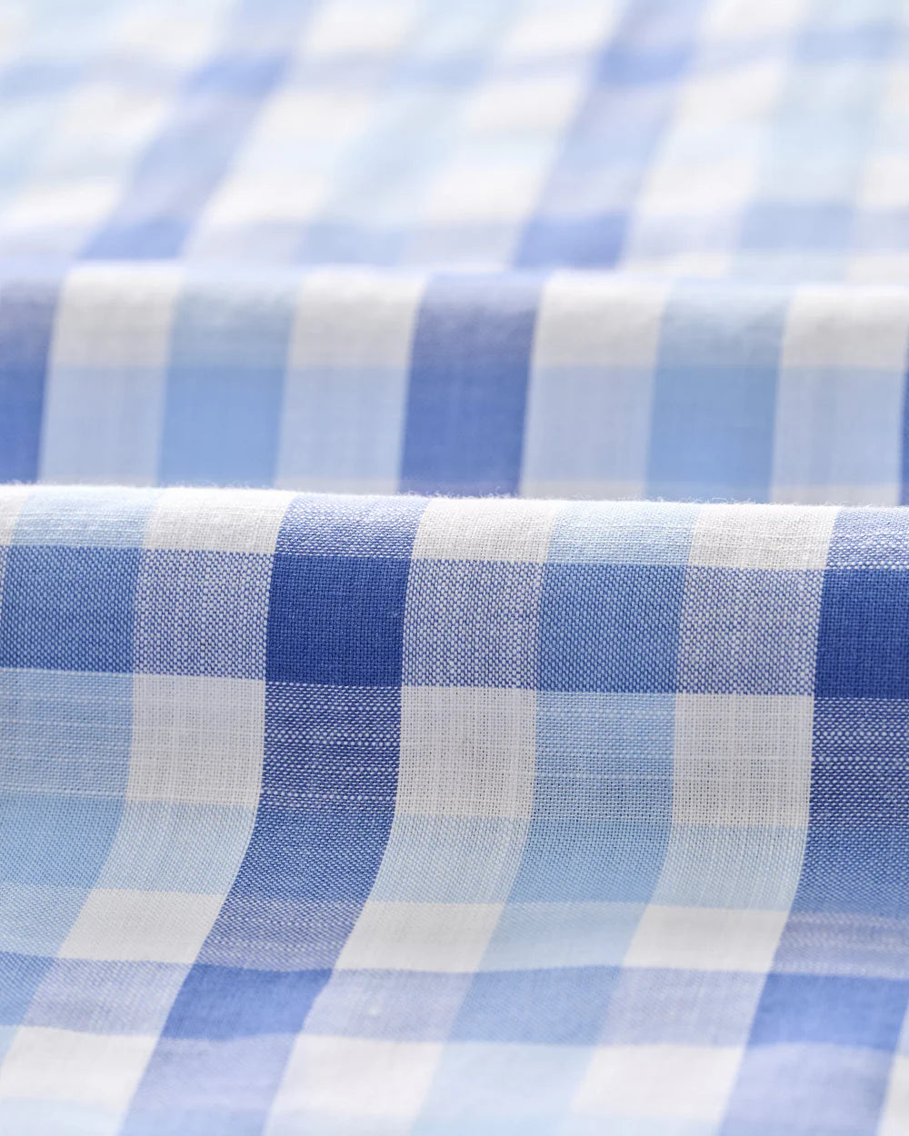 Johnnie-O Slub Cotton Button Down Shirt - Candler Exploded Check: Maliblu