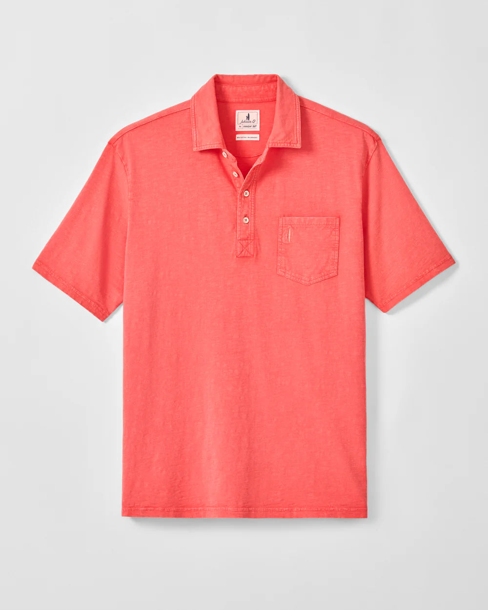 Johnnie-O Original 4-Button Polo - Coastal Wash: Cranberry
