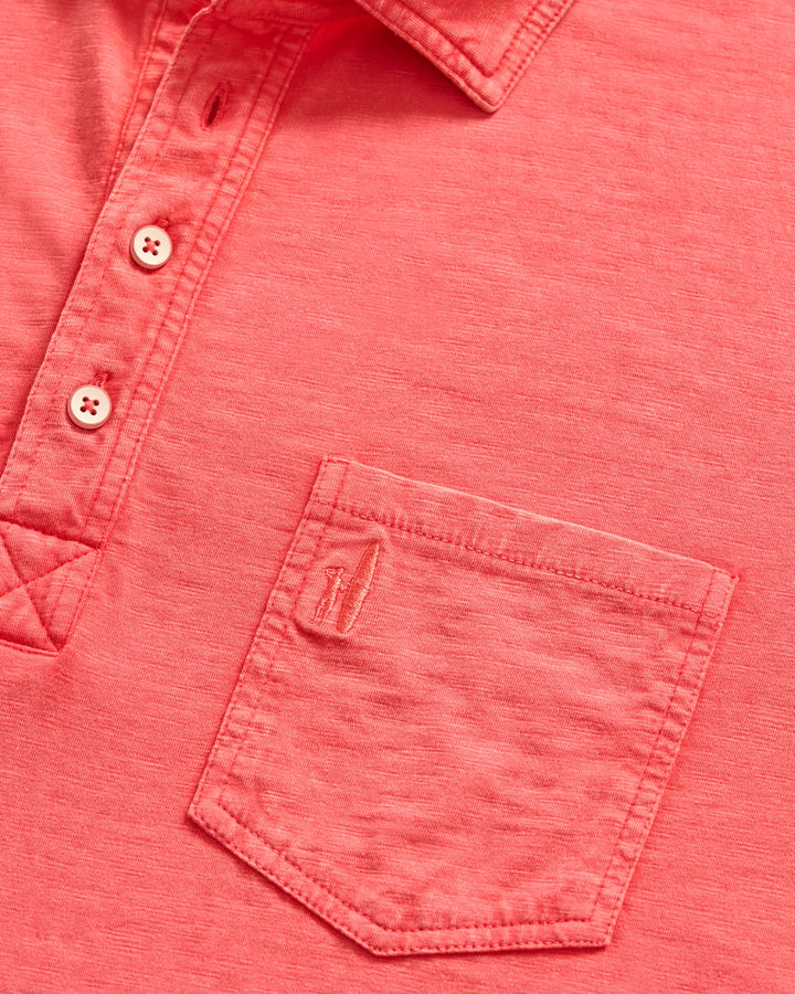 Johnnie-O Original 4-Button Polo - Coastal Wash: Cranberry