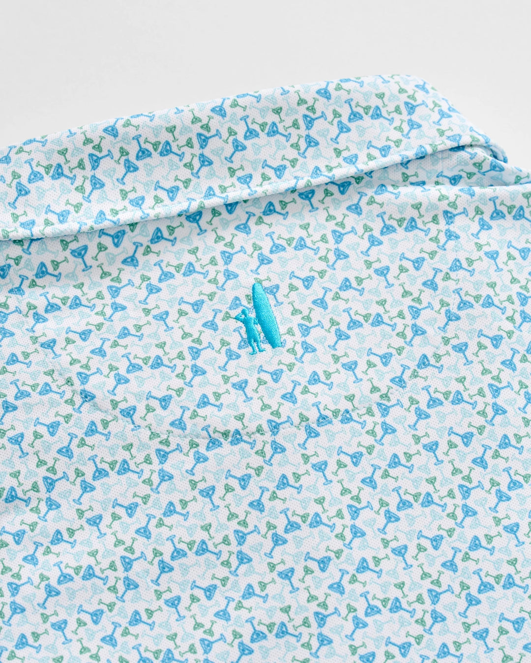 Johnnie-O Performance Mesh Polo - Cocktail Time: Dolphin