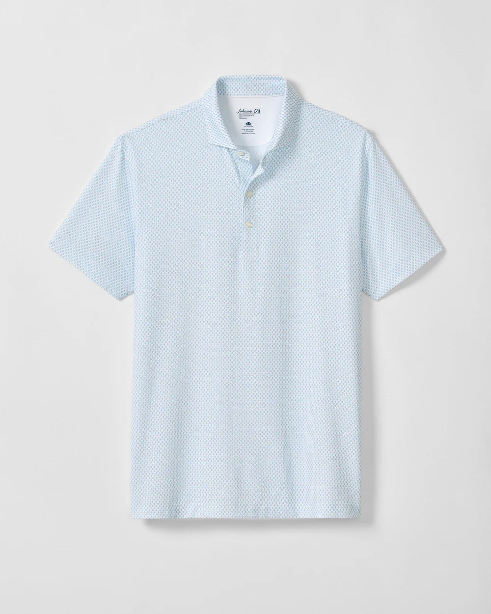 Johnnie-O Performance Jersey Polo - Connors: White