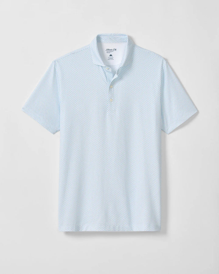 Johnnie-O Performance Jersey Polo - Connors: White