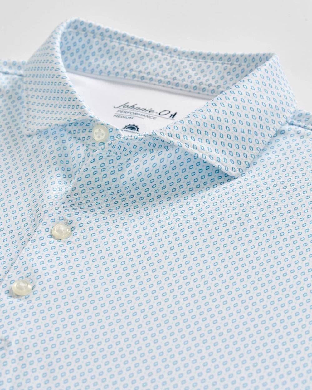 Johnnie-O Performance Jersey Polo - Connors: White