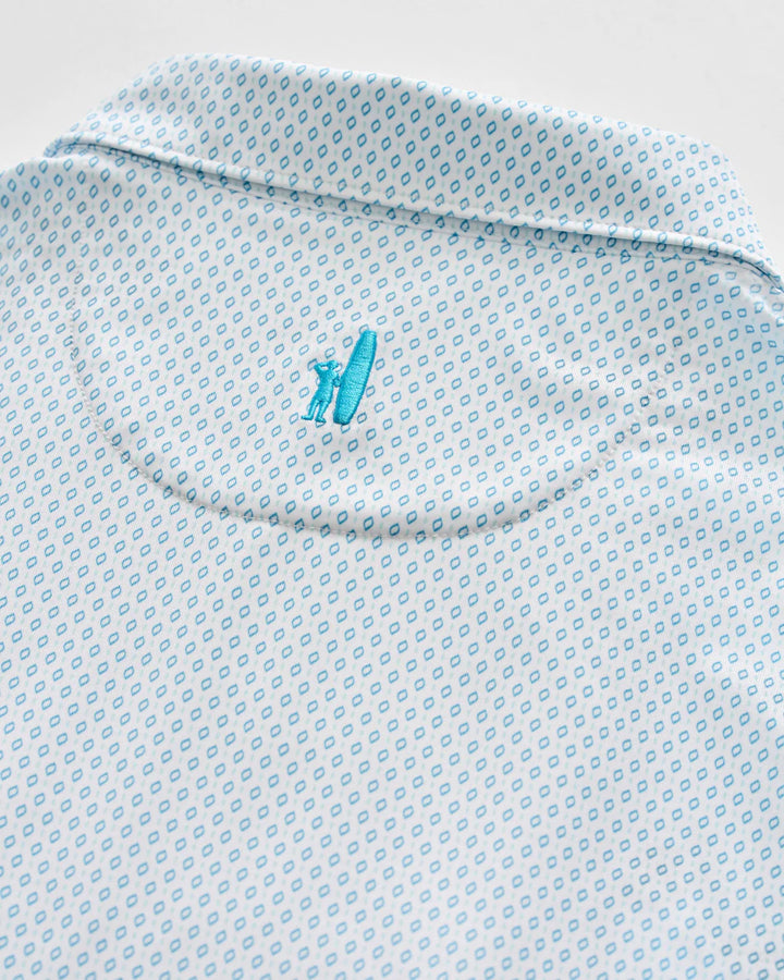 Johnnie-O Performance Jersey Polo - Connors: White
