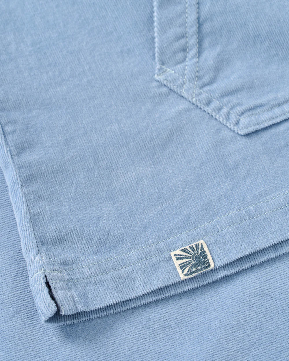 Johnnie-O Dorn Washed Corduroy Hoodie: Maliblu