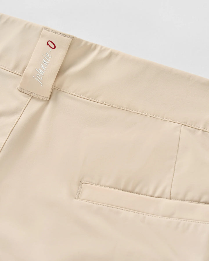 Johnnie-O Fusionn Knit Performance Pull-On Short 7": Stone