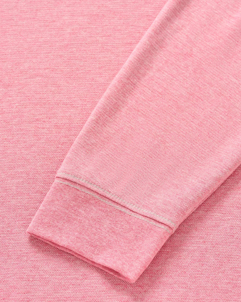 Johnnie-O Hanks Lightweight Textured 1/4 Zip Pullover: Berry