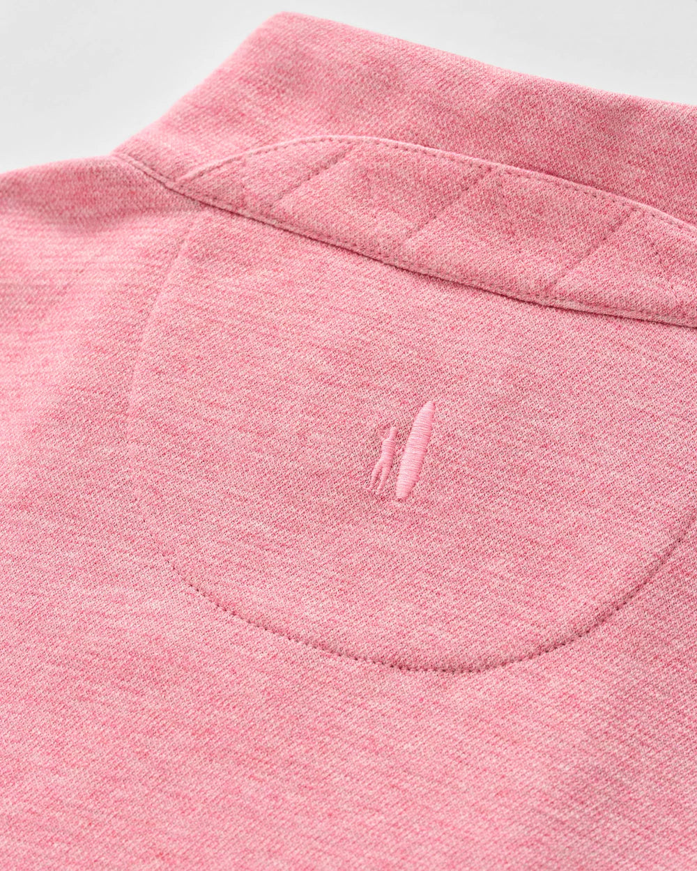 Johnnie-O Hanks Lightweight Textured 1/4 Zip Pullover: Berry