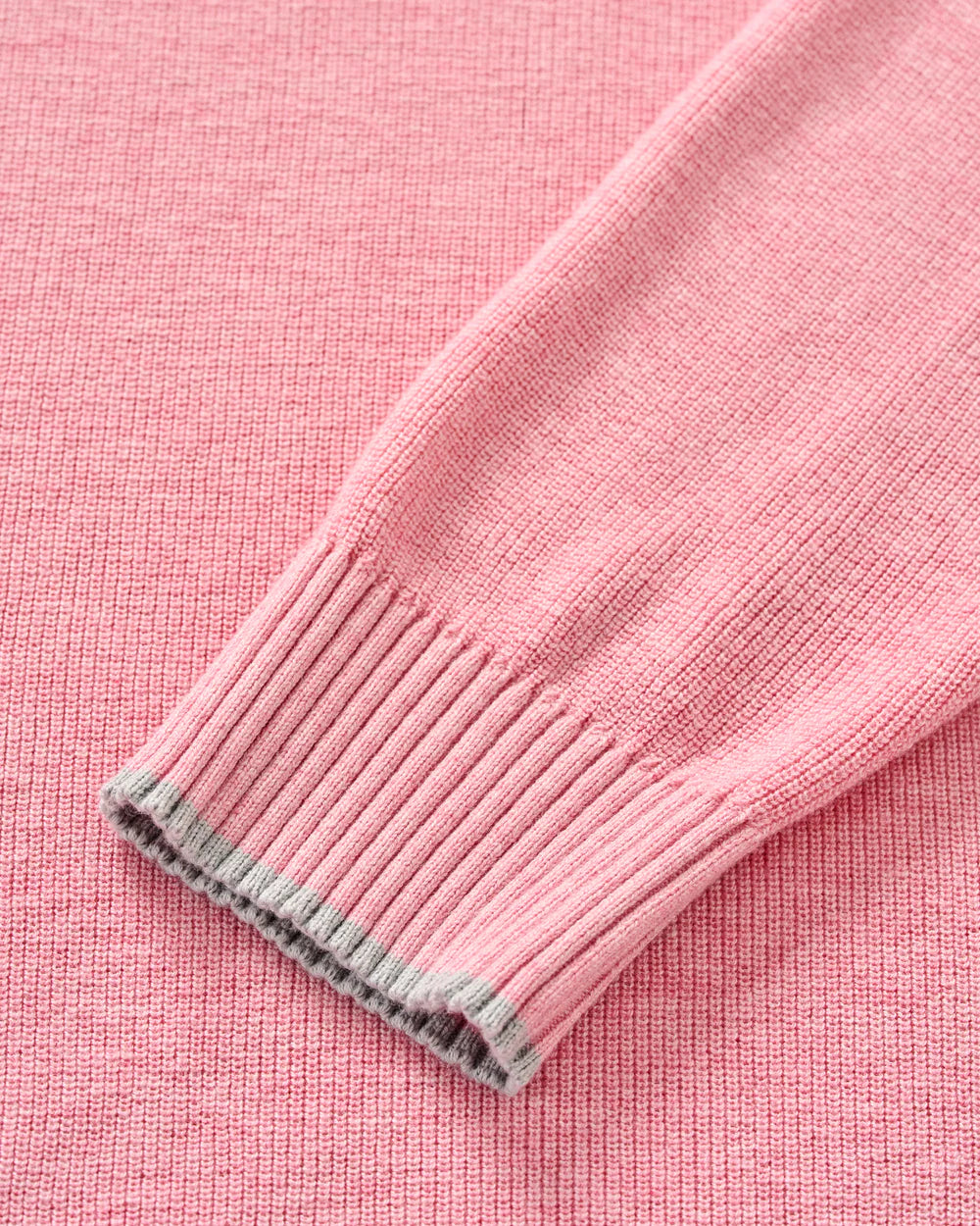 Johnnie-O Hatcher Cotton Blend Crewneck Sweater: Flamingo