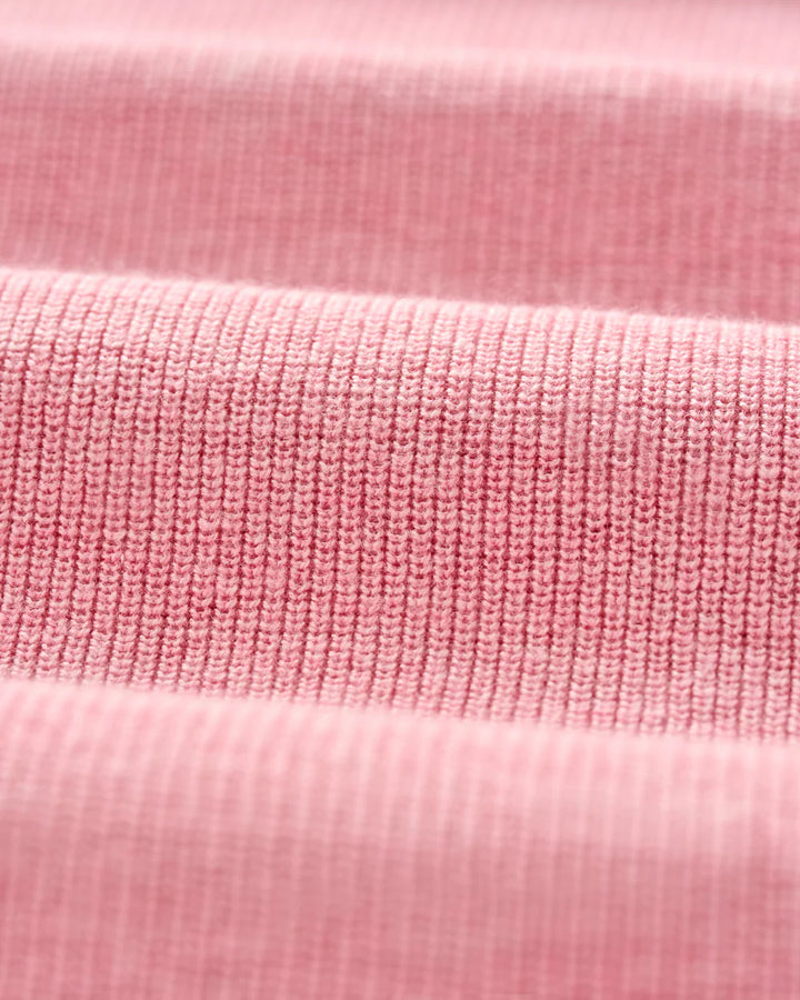 Johnnie-O Hatcher Cotton Blend Crewneck Sweater: Flamingo