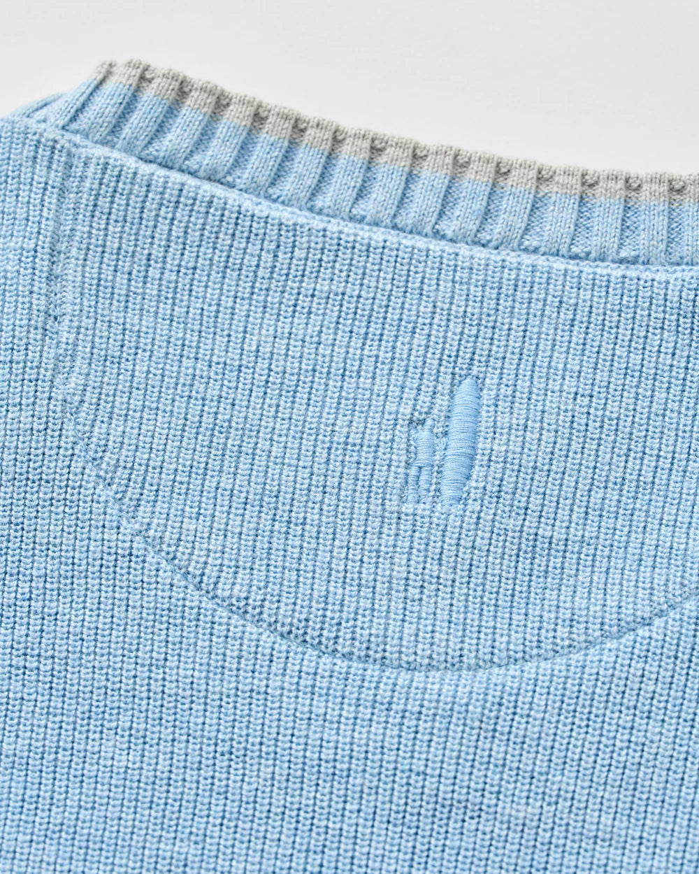 Johnnie-O Hatcher Cotton Blend Crewneck Sweater: Maliblu