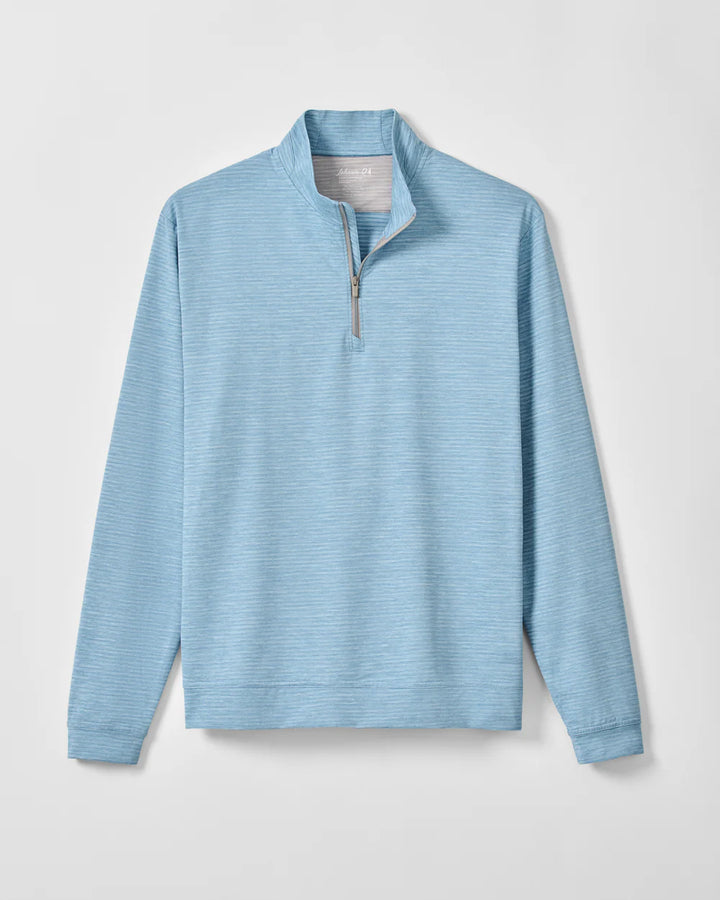 Johnnie-O Kanan Performance 1/4 Zip Pullover: Carbon Fiber
