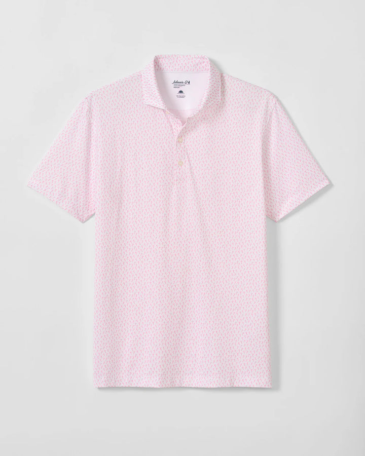 Johnnie-O Performance Jersey Polo - Marina: Punch