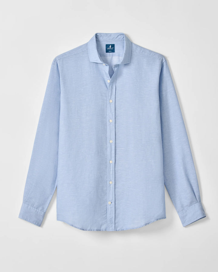 Johnnie-O Linen Button Down Shirt - McCarthy: Maliblu