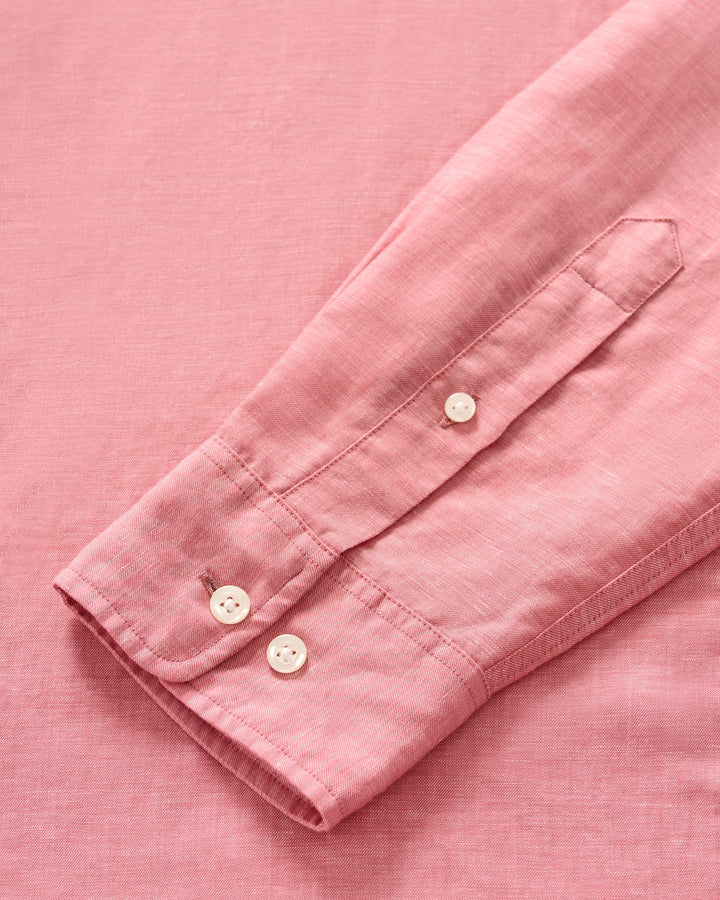 Johnnie-O Linen Button Down Shirt - McCarthy: Malibu Red