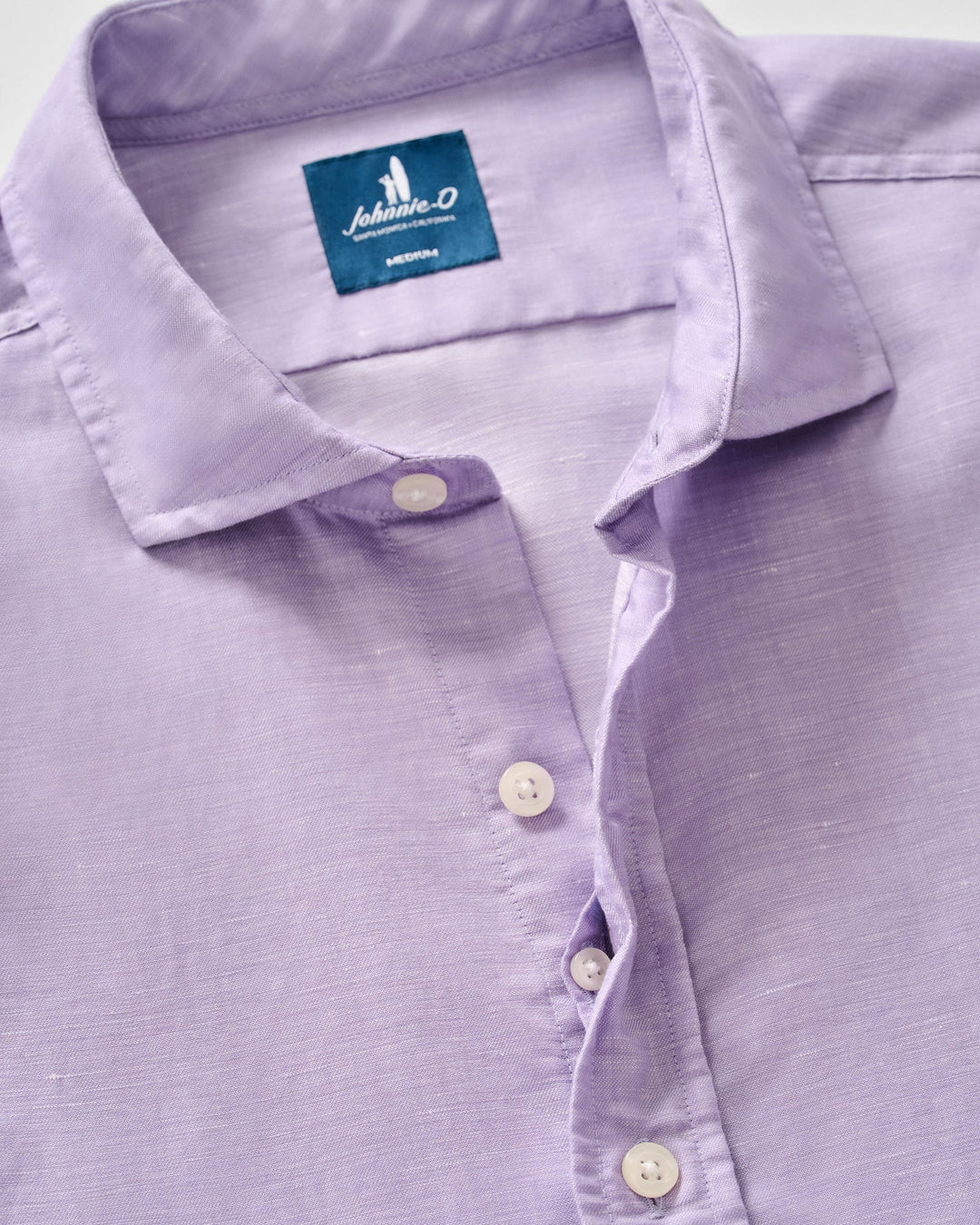 Johnnie-O Linen Button Down Shirt - McCarthy: Tulip