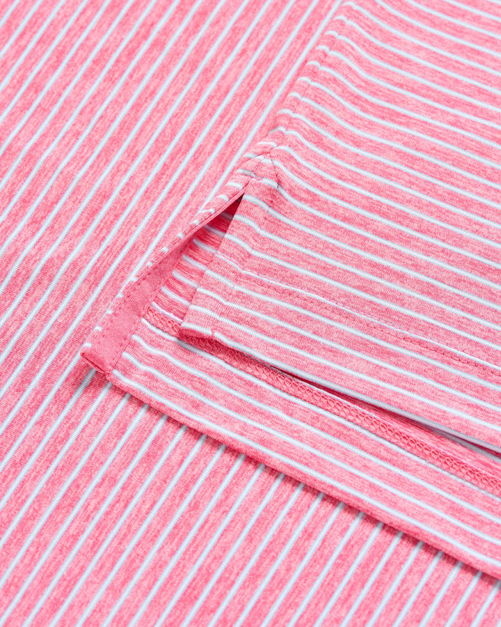 Johnnie-O Performance Jersey Polo - Michael Stripe: Punch