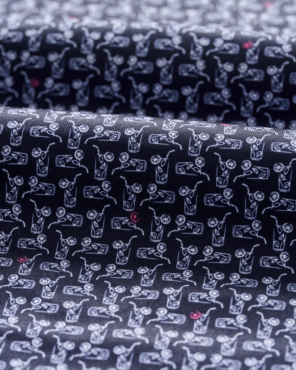 Johnnie-O Performance Jersey Polo - Minty: Navy