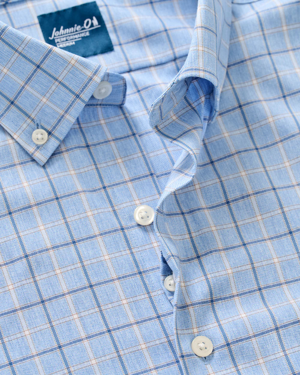 Johnnie-O Everyday Performance Button Down Shirt - Miramont Tattersall: Maliblu