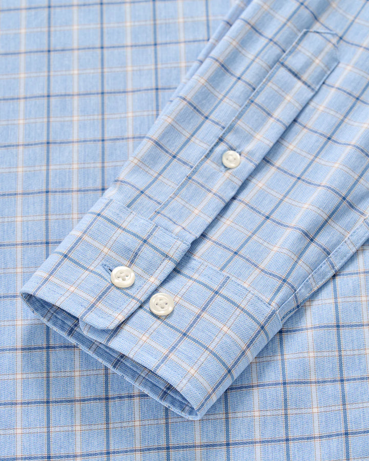 Johnnie-O Everyday Performance Button Down Shirt - Miramont Tattersall: Maliblu