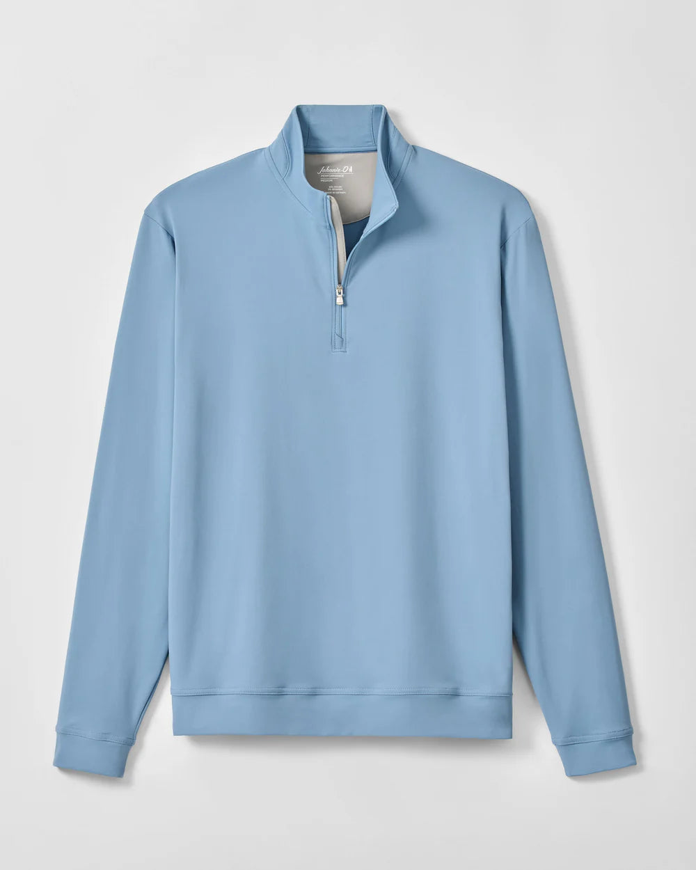 Johnnie-O Motion Performance 1/4 Zip Pullover: Carbon Fiber