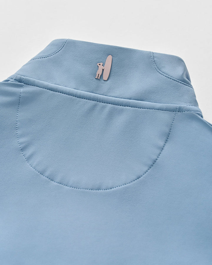 Johnnie-O Motion Performance 1/4 Zip Pullover: Carbon Fiber