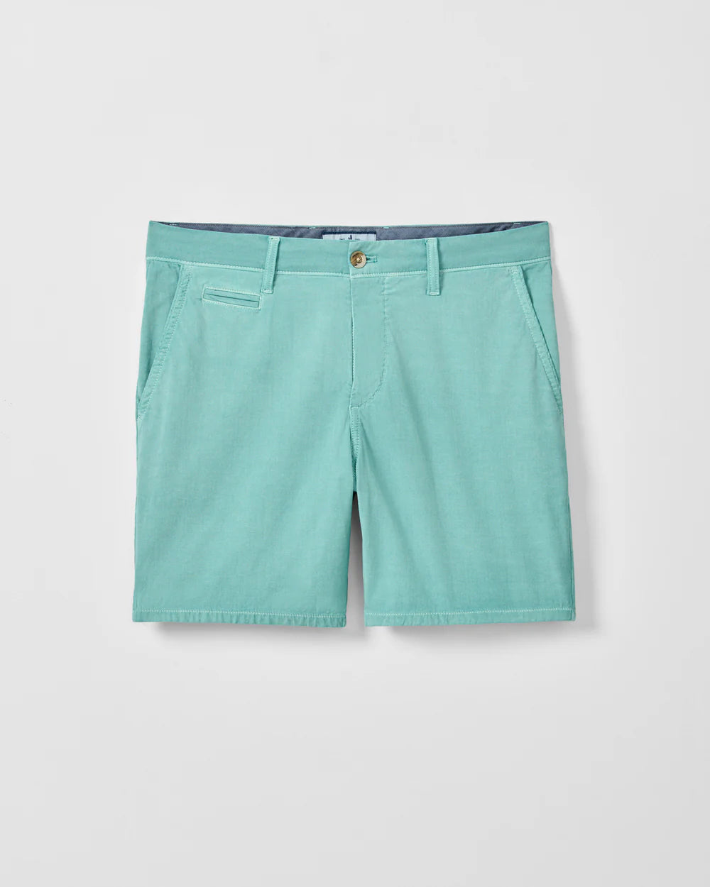 Johnnie-O Nassau 7" Cotton Blend Shorts: Green Grass