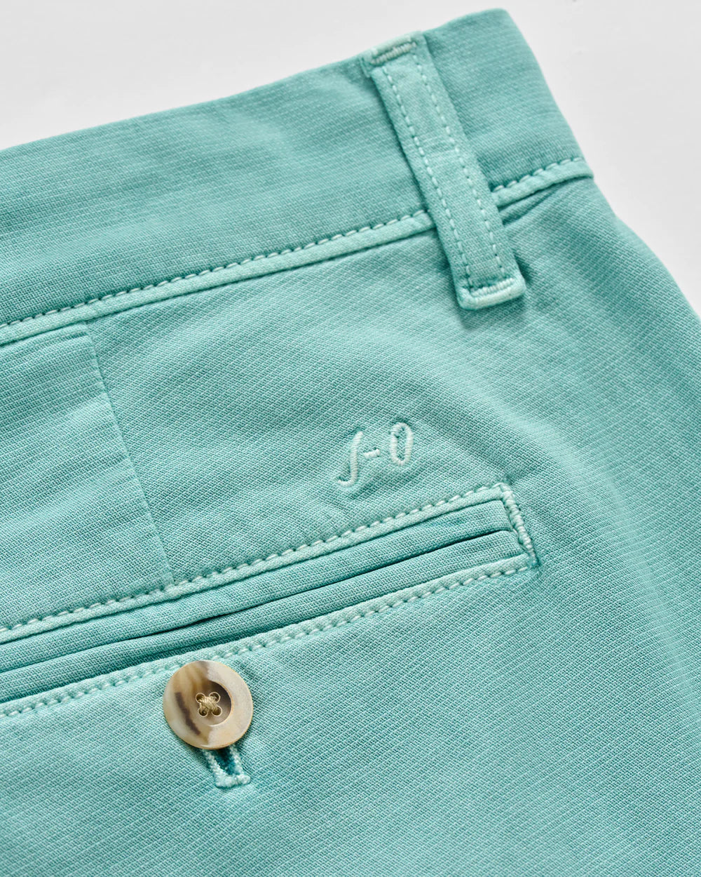 Johnnie-O Nassau 7" Cotton Blend Shorts: Green Grass