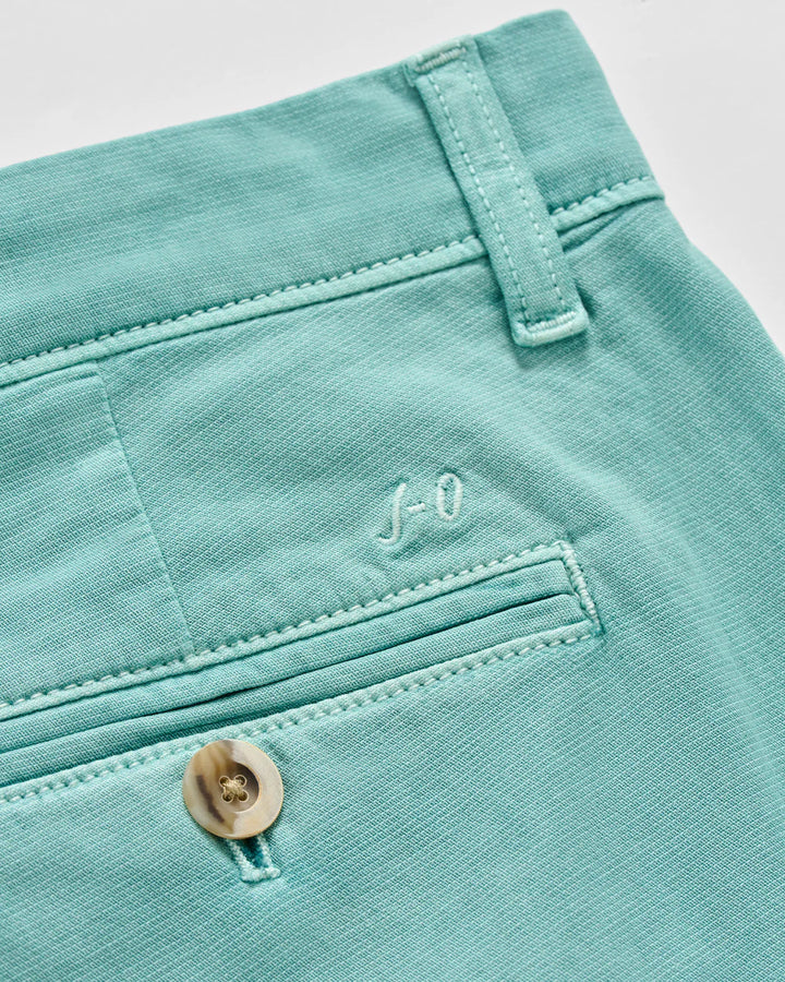 Johnnie-O Nassau 7" Cotton Blend Shorts: Green Grass